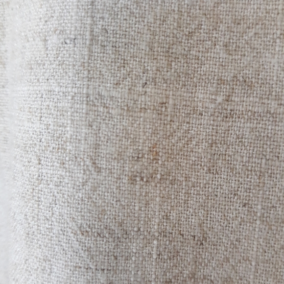 NWOT Cream Linen Button Up Romper Size S/M - Picture 7 of 8